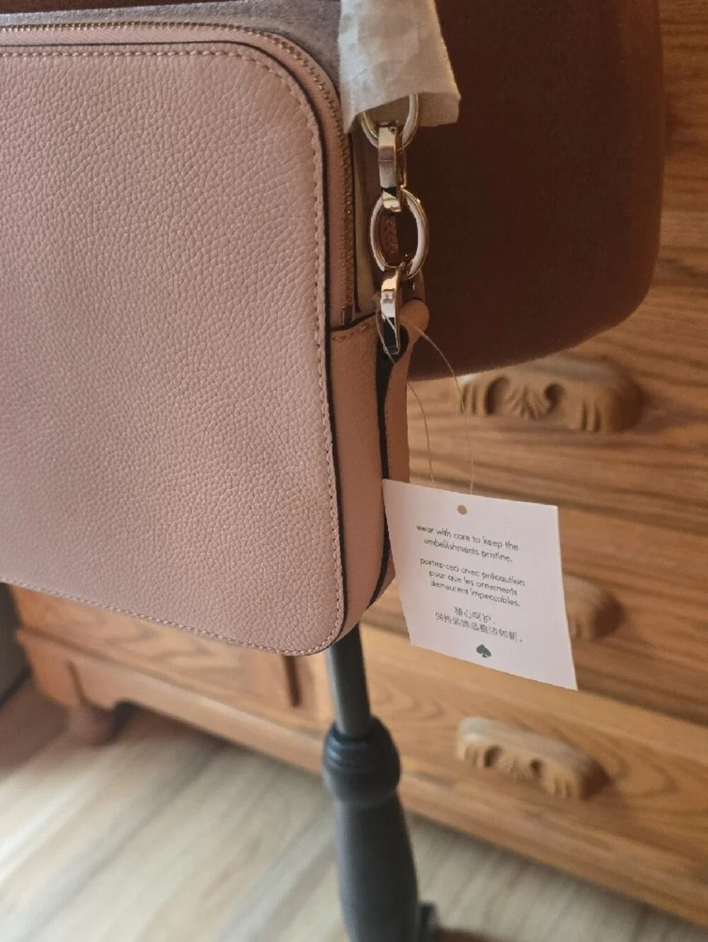 kate spade Pink Flamingo Appliqué Crossbody Bag